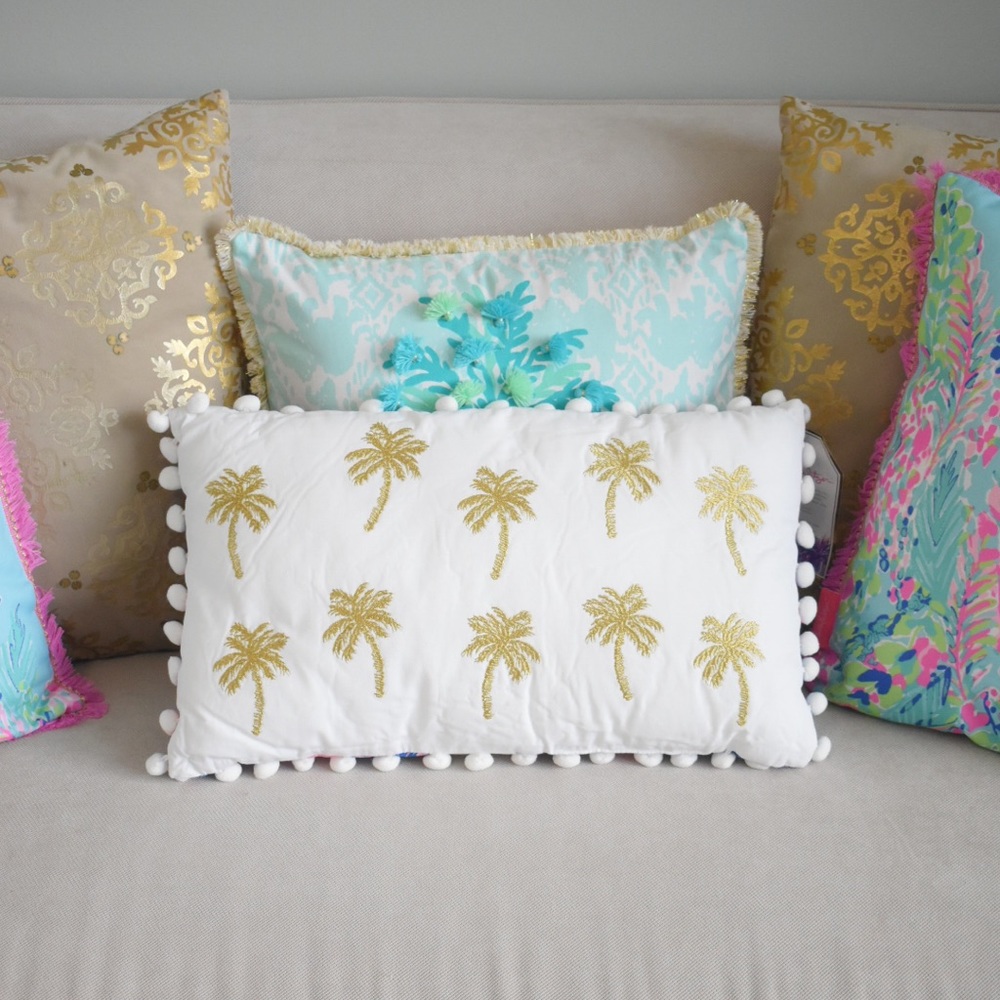 Lilly Pulitzer Reversible Rectangle Pillow NWT